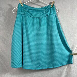 Tranquility Colorado Clothing Athletic Midi Skirt Womens S Ruched Turquoise